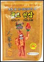 Пластырь обезболивающий с красным женьшенем Gold Red Ginseng, 25 шт