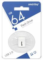 Флеш-накопитель USB 2.0 Smartbuy 64GB LARA White (SB64GBLARA-W)