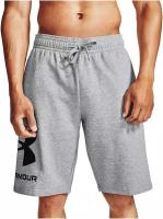 Шорты,Under Armour,UA Rival FLC Big Logo Shorts,мужские,Grey,Размер SM