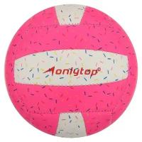 Мяч волейбольный ONLYTOP Пончик 18 панелей 2 подслоя PVC маш. сшивка размер 2 152 гр 4166906