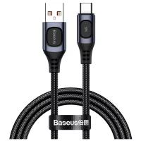 Кабель для быстрой зарядки Baseus Flash Multi-Protocol Conversion, USB to Type-C, 5A, 1m, Gray, CATSS-A0G