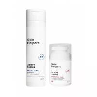 Набор Skin Helpers ADEPT: Тоник для лица, увлажняющий флюид