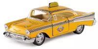 Легковой автомобиль Serinity Toys 1957 Chevrolet Bel Air такси 5360DKT 1:40, 12.5 см