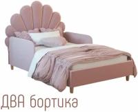 Мягкие съёмные защитные бортики для кроватей RIKA, велюр