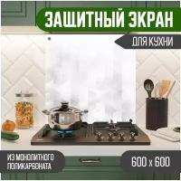 Защитный экран для кухни 600 х 600 х 3 мм 