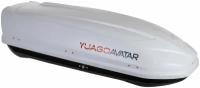 Двухсторонний автобокс YUAGO Avatar EURO (бокс на крышу Яго Аватар Евро) 460л. матовый, белый