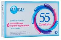 Контактные линзы Maxima 55 Comfort Plus 1 месяц R. 8.6 SPH +2.50