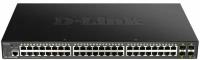 Коммутатор D-Link Smart DGS-1250-52XMP/A1A /PoE 370Вт./Управляемый Layer 2