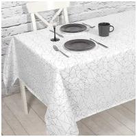 Скатерть кухонная прямоугольная на стол 136x170 Оригами /Ткань хлопок для кухни, дома, дачи /Altali