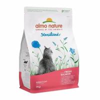 Almo Nature Sterilised - Сухой корм для кастрированных кошек с Лососем pp20360 2 кг