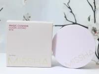 Тональный кушон MISSHA Magic Cushion Cover Lasting с устойчивым покрытием. Тон 21, 15 г