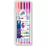 Staedtler Набор капиллярных ручек Triplus Liner Цвета фламинго 6 цветов