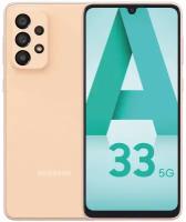 Смартфон Samsung Galaxy A33 5G 8/128 ГБ, персиковый, Samsung Exynos 1280