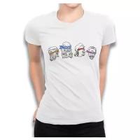 Футболка DREAM SHIRTS, хлопок, размер XS, белый