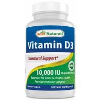 Капсулы Best Naturals Vitamin D3 10000 МЕ, 240 шт