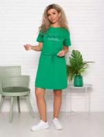 Платье IvCapriz, размер 46, зеленый