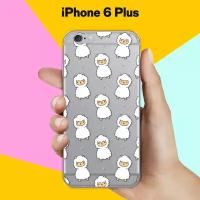 Силиконовый чехол на Apple iPhone 6 Plus Маленькие ламы / для Эпл Айфон 6 Плюс