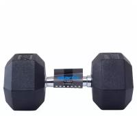 Гантель STARFIT обрезиненная DB-301 16 кг, черная