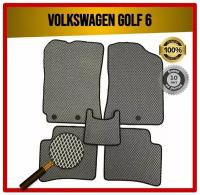 Комплект EVA ЭВА ковриков на Volkswagen GOLF 6 2008-2012