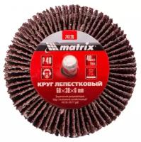 Круг лепестковый для дрели Matrix 60 х 30 х 6 мм, P 40 74120