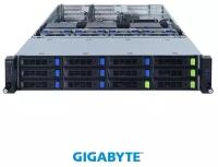 Сервер GIGABYTE R282-G30 (rev. 100) без процессора/без ОЗУ/без накопителей/количество отсеков 2.5
