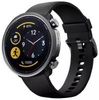 Умные часы круглые, Smart Watch Mibro A1 Черные, Flupsic