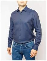 Рубашка Pierre Cardin, размер 39, синий