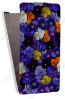 Кожаный чехол для Lenovo A880 Art Case (Белый) (Дизайн 145)