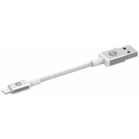 Кабель Mophie USB-A to Lightning. Длина 9см. Цвет белый