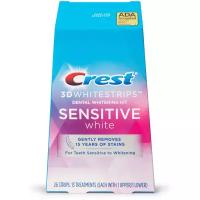 Crest отбеливающие полоски 3D Whitestrips Sensitive white