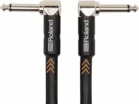 Кабель Roland RIC-BPC, Jack 6.3(m) - Jack 6.3(m), угловые штекеры, 0.15 м