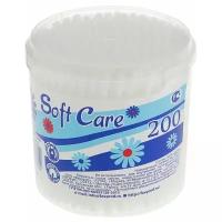 Ватные палочки Soft Care, 200 шт. в стакане