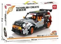 Машина гоночная серии Technology create/Конструктор Technology Mini Cooper /681 деталь