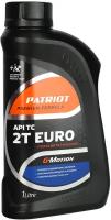 Масло моторное полусинтетическое Patriot G-Motion 2Т Euro, 1 л