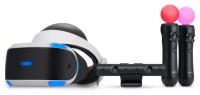 Система VR Sony PlayStation VR (CUH-ZVR2) + Camera + 2 Move Motion Controller, 1920x1080, 120 Гц, черно-белый