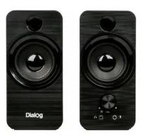 Dialog Колонки Stride AST-17UP - акустические колонки 2.0, 10W RMS, PhoneOut, Mic In, черные, питание от USB