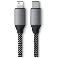 Аксессуар Satechi Type-C to Lightning MFI Cable 25cm Grey Space ST-TCL10M