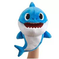 Мягкая музыкальная перчаточная игрушка Wow Wee Папа акула Baby Shark 61083