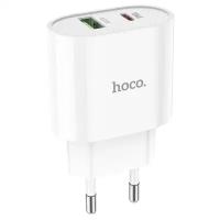 СЗУ, 1 USB 3.0 QC+PD 20W (C95A), HOCO, белый