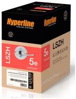 Сетевой кабель Hyperline Витая пара UTP cat.5e 24AWG 305m UUTP4-C5E-S24-IN-LSZH-GY-305