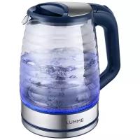 LUMME LU-158 синий сапфир чайник стеклянный
