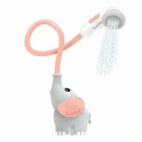 Детский душ для ванны Yookidoo Слоненок; серый с розовым