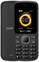 Мобильный телефон SunWind A1701 CITI 32Mb черный моноблок 2Sim 1.77