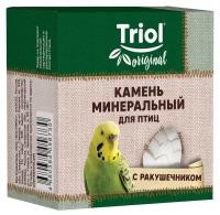 Камень минеральный Triol Original «Шишка» для птиц с ракушечником, 25г