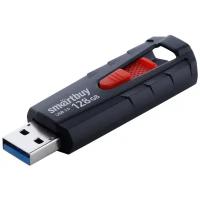 Флешка SmartBuy Iron USB 3.0 128 ГБ, 1 шт., черно-красный