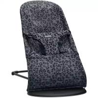 Шезлонг BabyBjorn Bliss Mesh, антрацитово-леопардовый