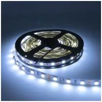 Сверхяркая светодиодная лента High lum SMD5050-60LED-12VЛЮКС 5м. - Цвет свечения:Белый 5500-6000K