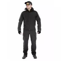 Тактический костюм мужской софтшелл (Softshell) GONGTEX GUNFIGHTER, до -10С, цвет Черный (Black)-XL