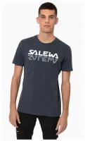 Футболка Salewa Reflection Dry M T-Shirt Premium Navy Melange (EU:S)