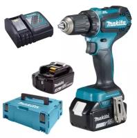 Аккумуляторная дрель-шуруповерт Makita DDF485RFJ (18V, 2х3.0Ah, Li-Ion) MakPac